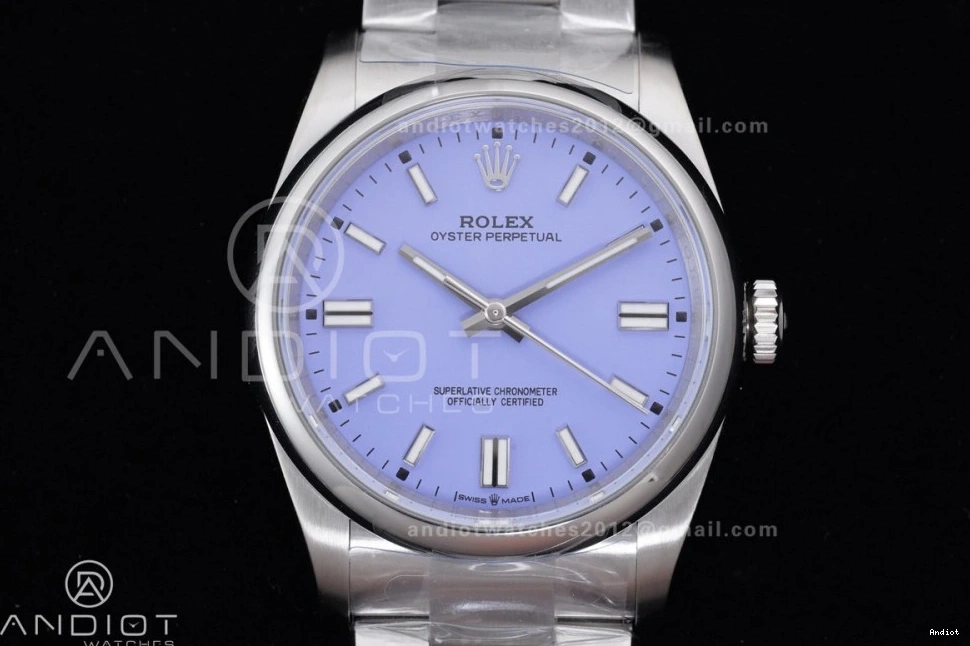904L Steel Edition Perpetual VR3230 KRF 36mm 1:1 126000 Best Oyster Lavender Dial 0209